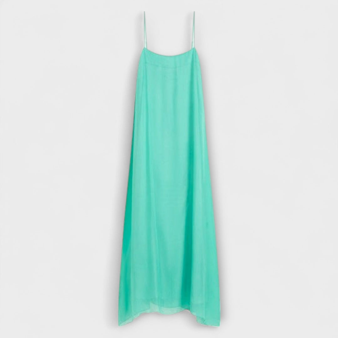 Madison - Robe Maxi Élégante avec Bretelles Fines