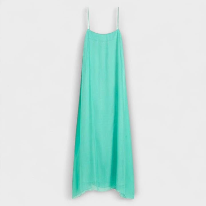 Madison - Robe Maxi Élégante avec Bretelles Fines