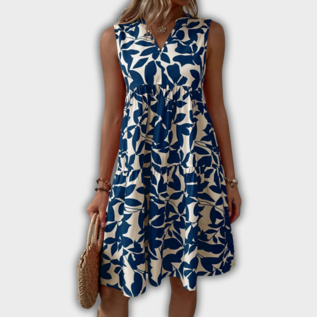 Isabel - Robe d'été à volants florale