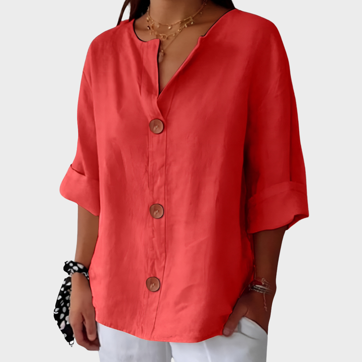 Idun - Blouse en Lin Décontractée