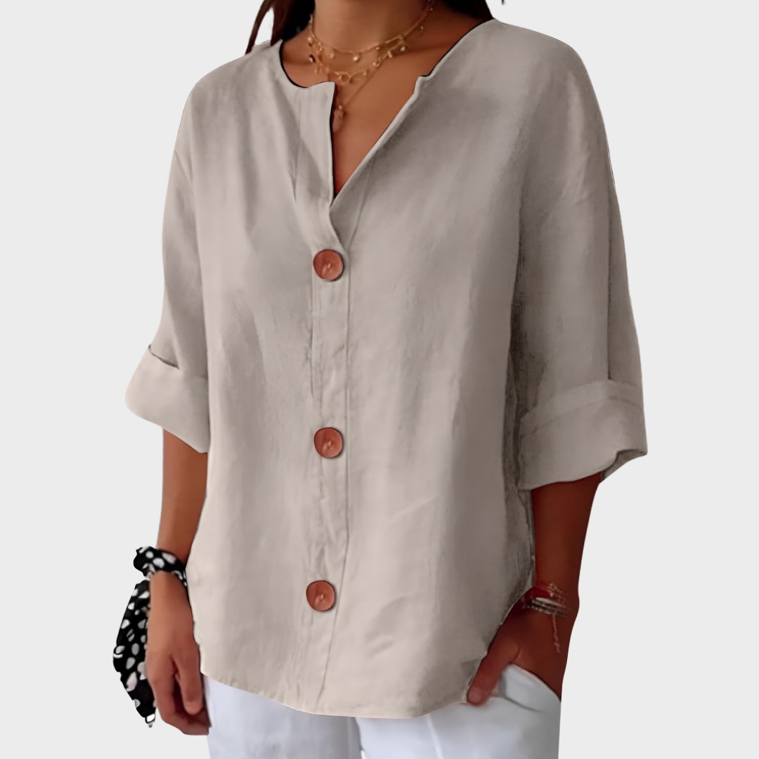 Idun - Blouse en Lin Décontractée