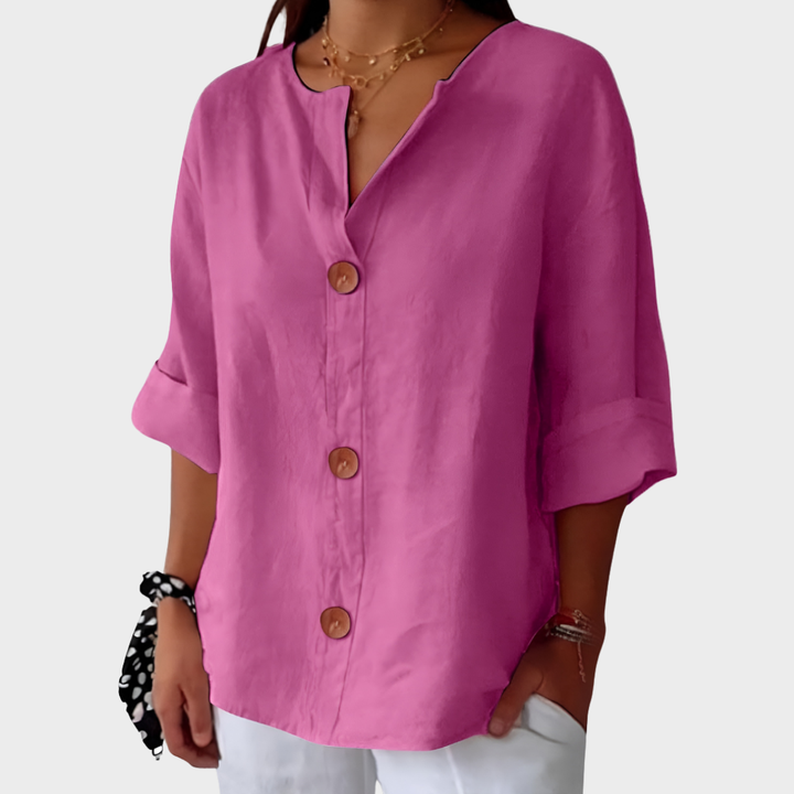 Idun - Blouse en Lin Décontractée