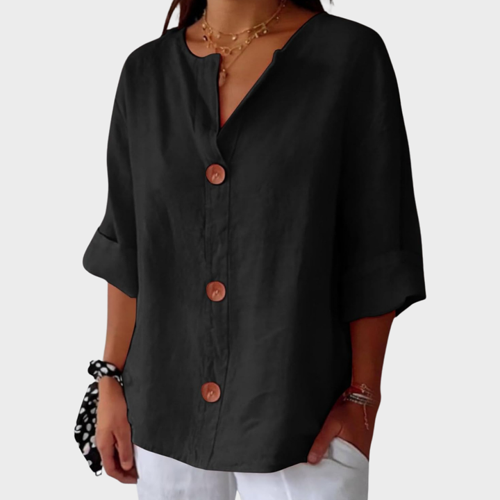Idun - Blouse en Lin Décontractée