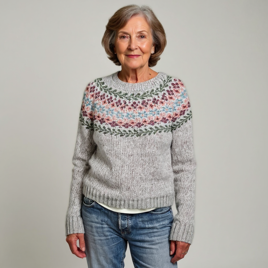 Bridget | Pull en tricot islandais vintage