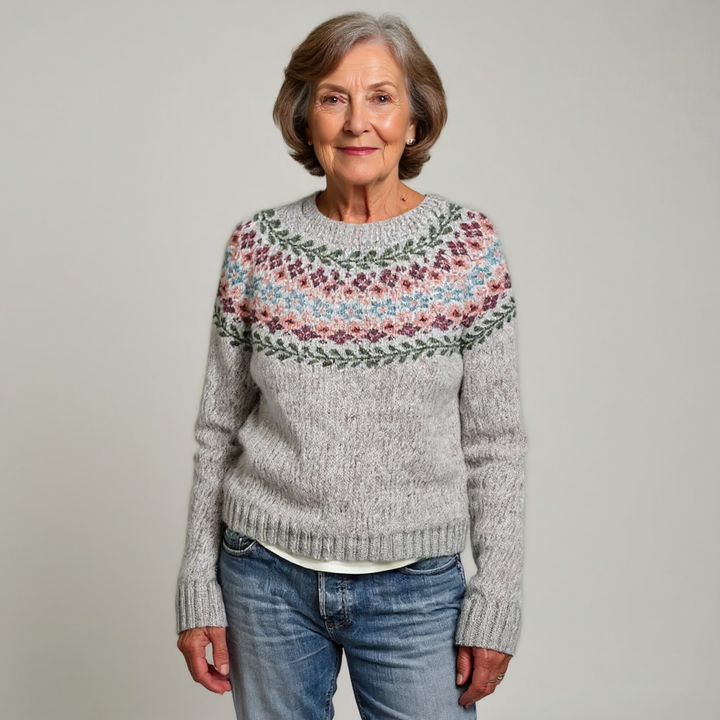 Bridget | Pull en tricot islandais vintage