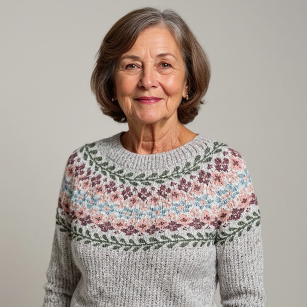 Bridget | Pull en tricot islandais vintage