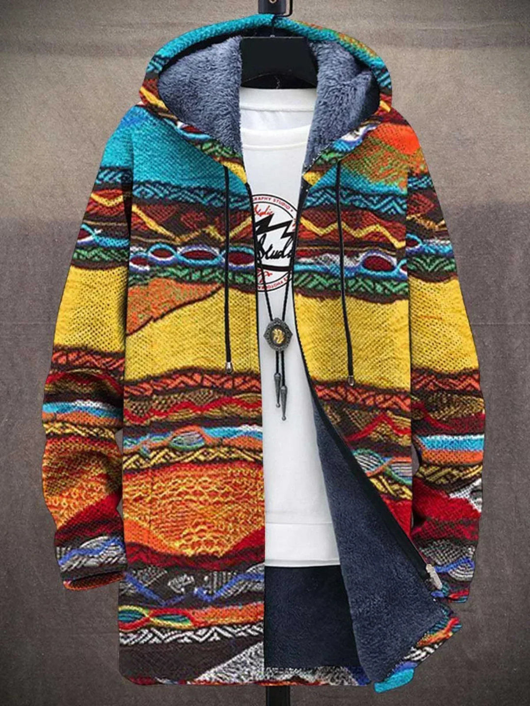 Pola - Cardigan de Luxe Inspiré par l'Art