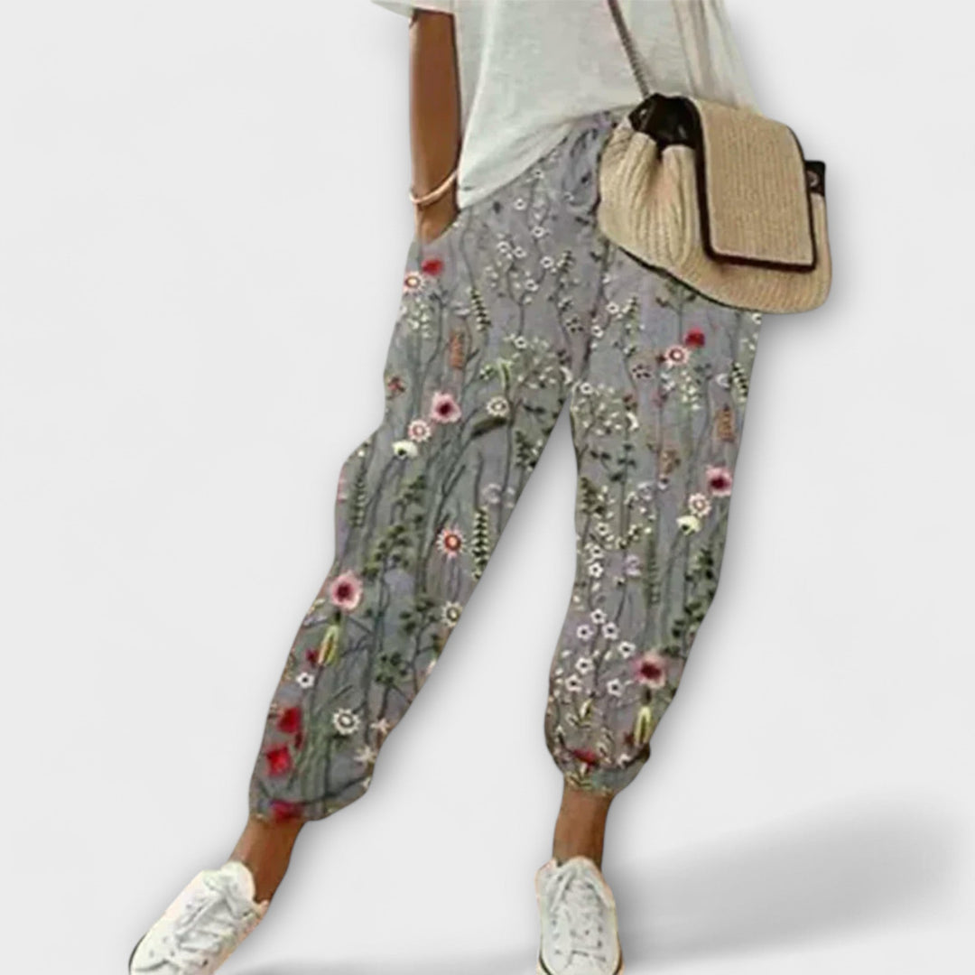 Burga – Pantalon en Coton Lin Confortable
