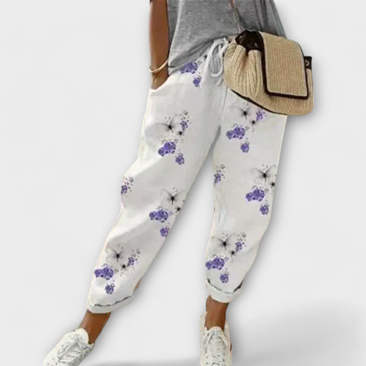 Burga – Pantalon en Coton Lin Confortable