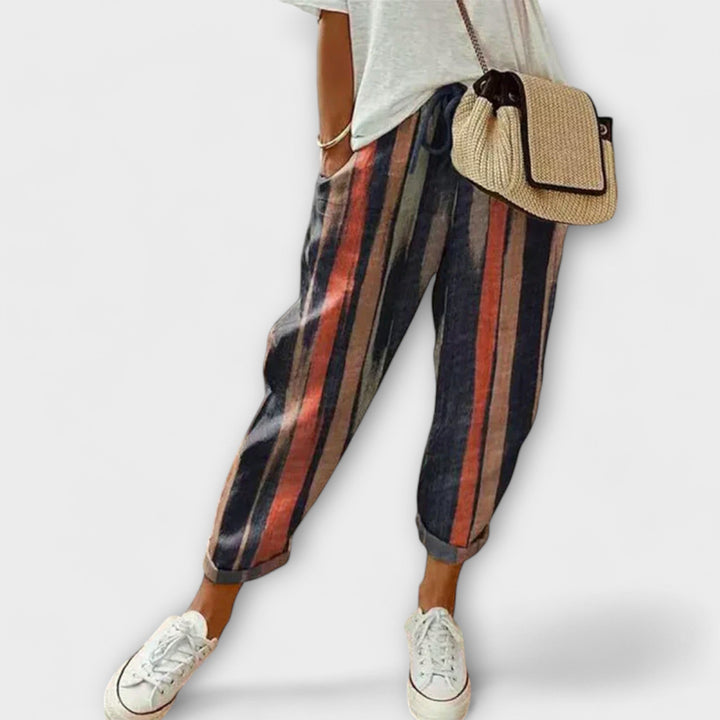 Burga – Pantalon en Coton Lin Confortable