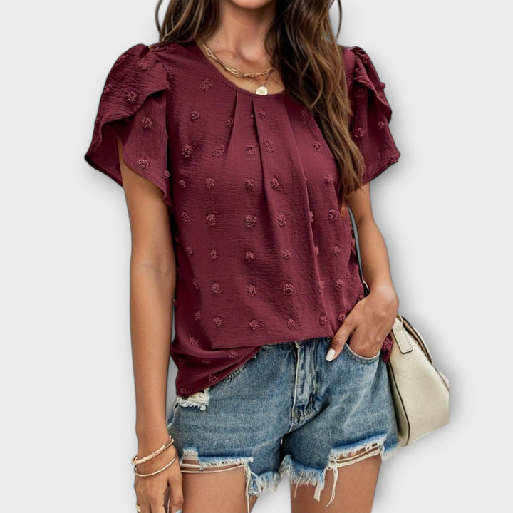 Charlotte – La Blouse Dot Parfaite