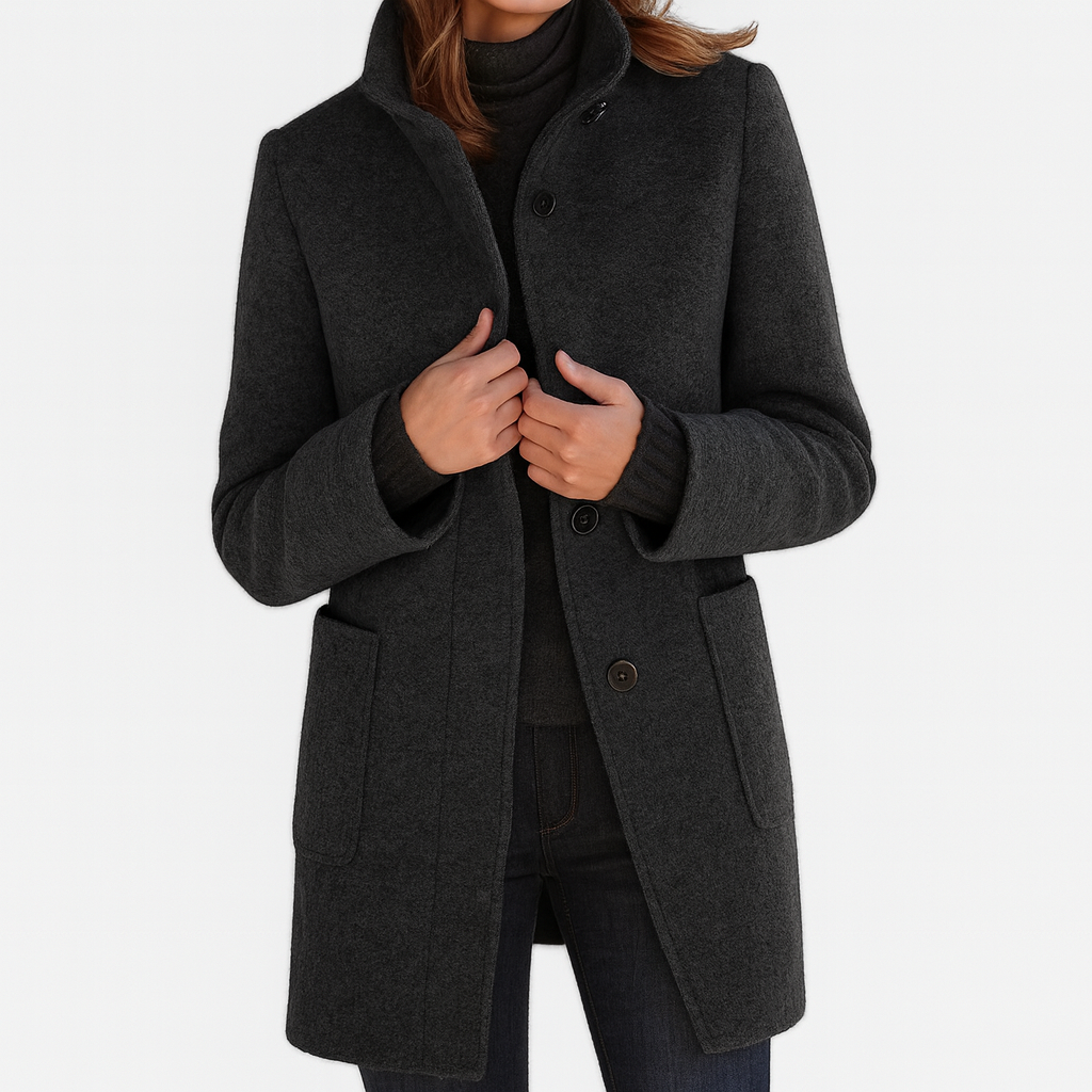 Livia | Manteau pour Femme avec Col Montant
