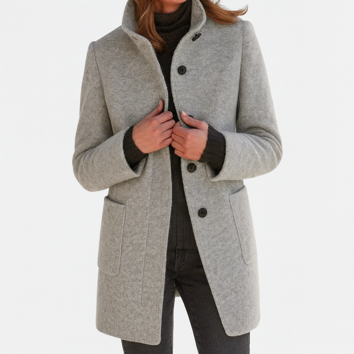 Livia | Manteau pour Femme avec Col Montant