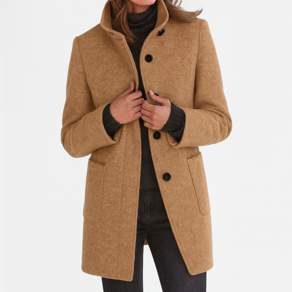 Livia | Manteau pour Femme avec Col Montant