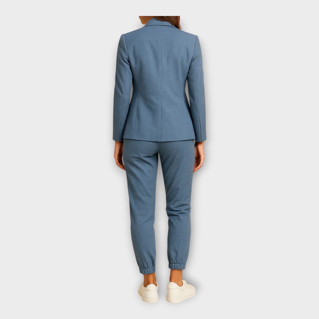 Nikol - Costume Femme avec Blazer et Pantalon Jogger