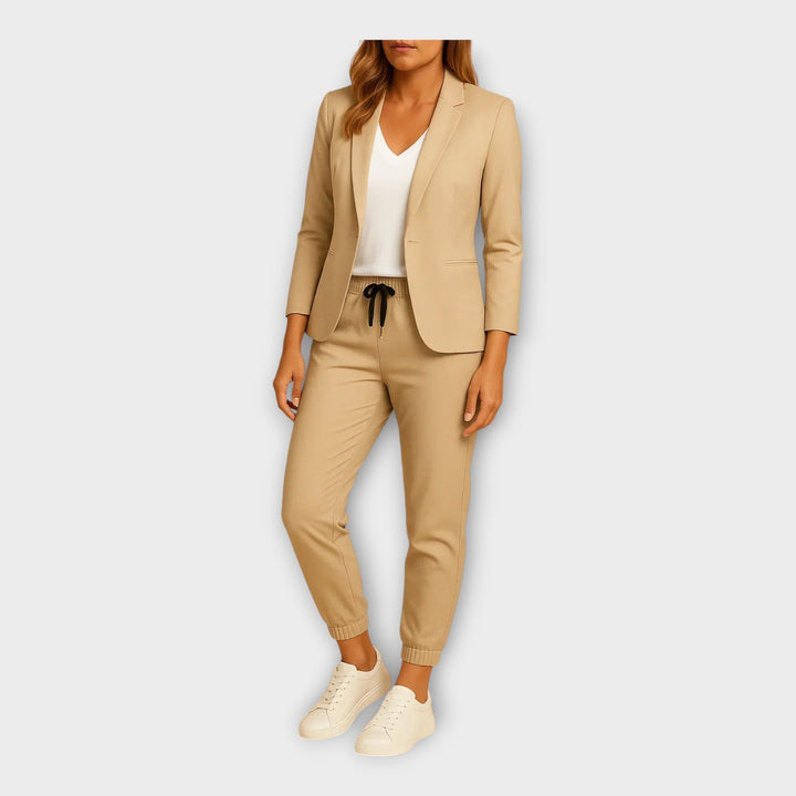 Nikol - Costume Femme avec Blazer et Pantalon Jogger