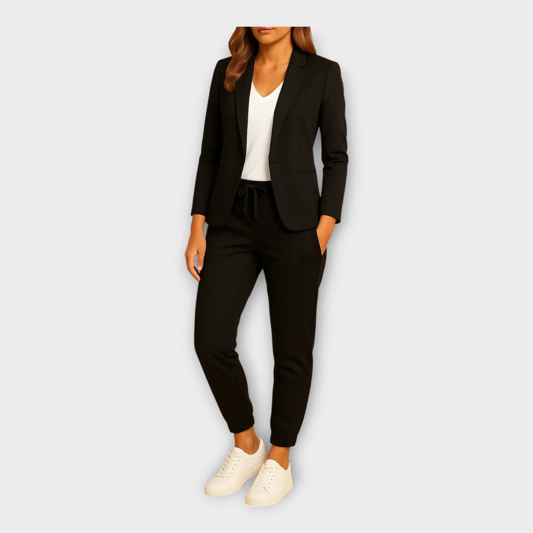 Nikol - Costume Femme avec Blazer et Pantalon Jogger