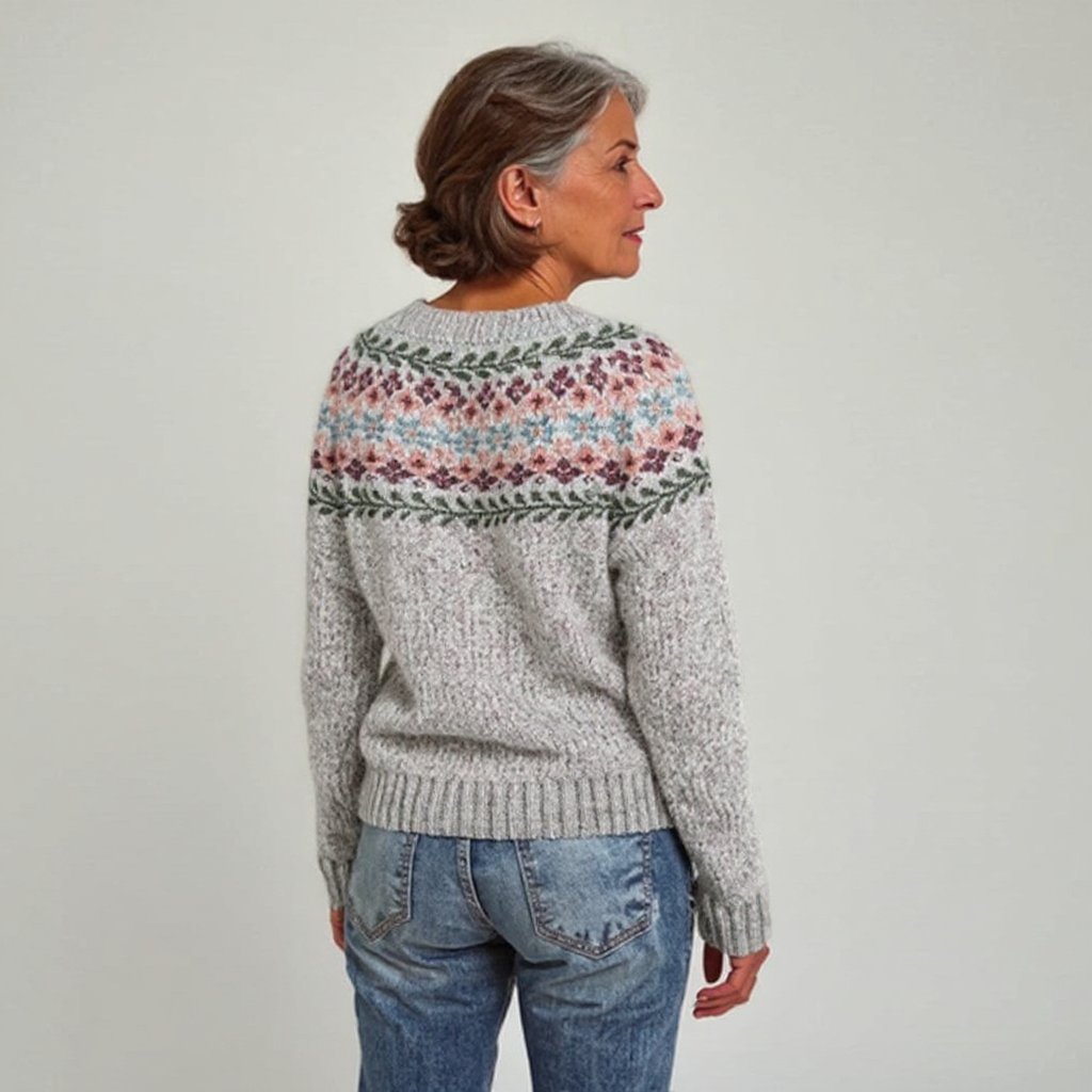 Chelsea | Pull Vintage Islandais Tricoté
