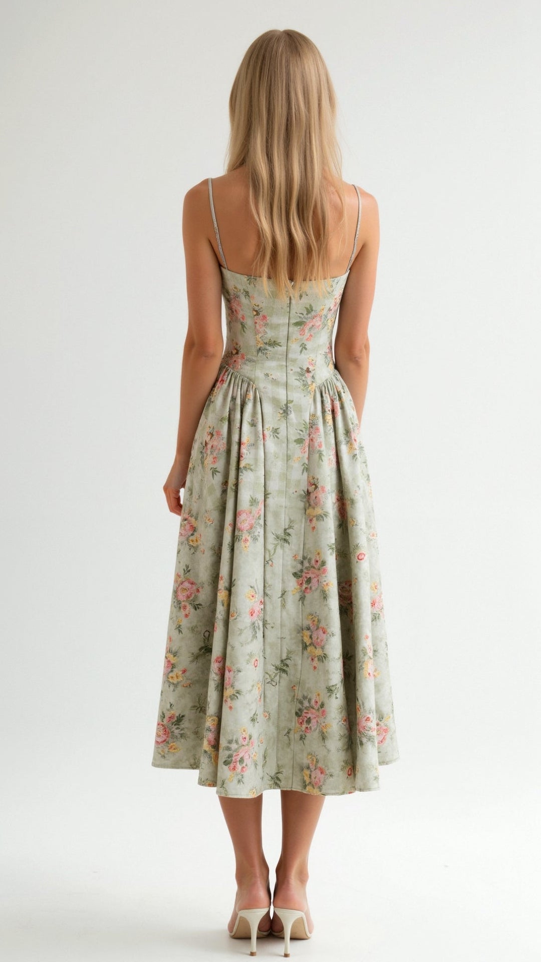 Robe Midi Imprimé Floral Clara