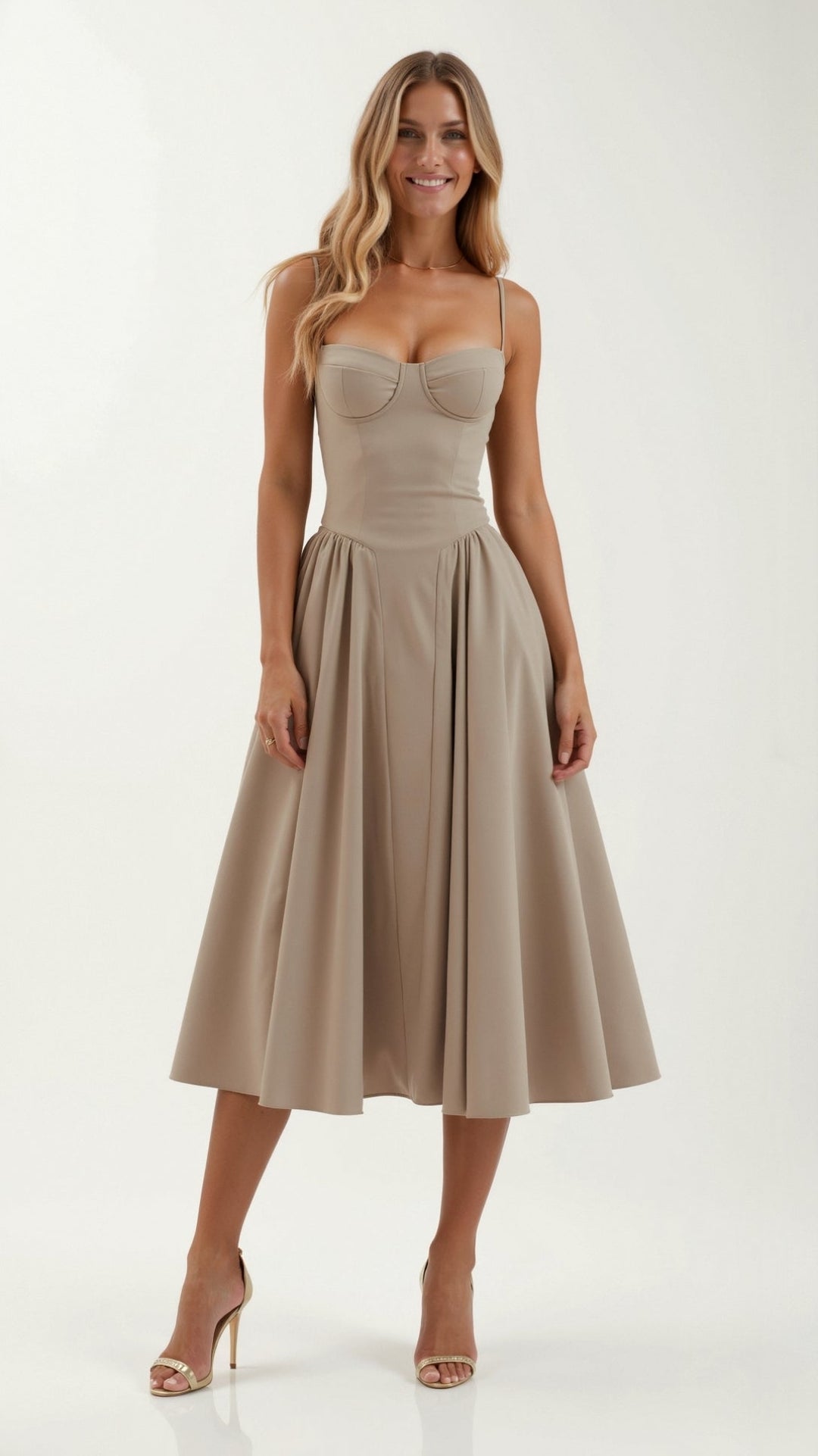 Robe Midi Imprimé Floral Clara