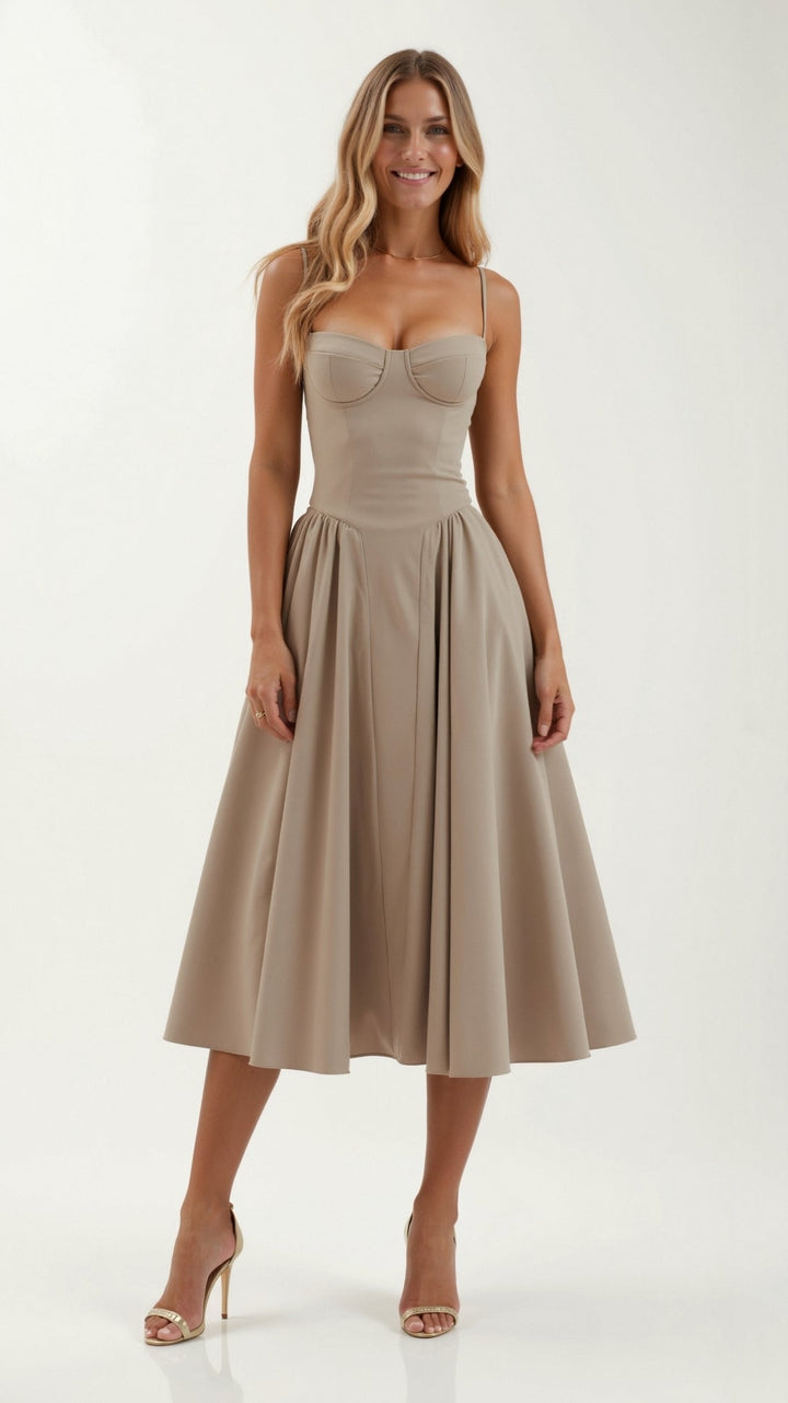 Robe Midi Imprimé Floral Clara