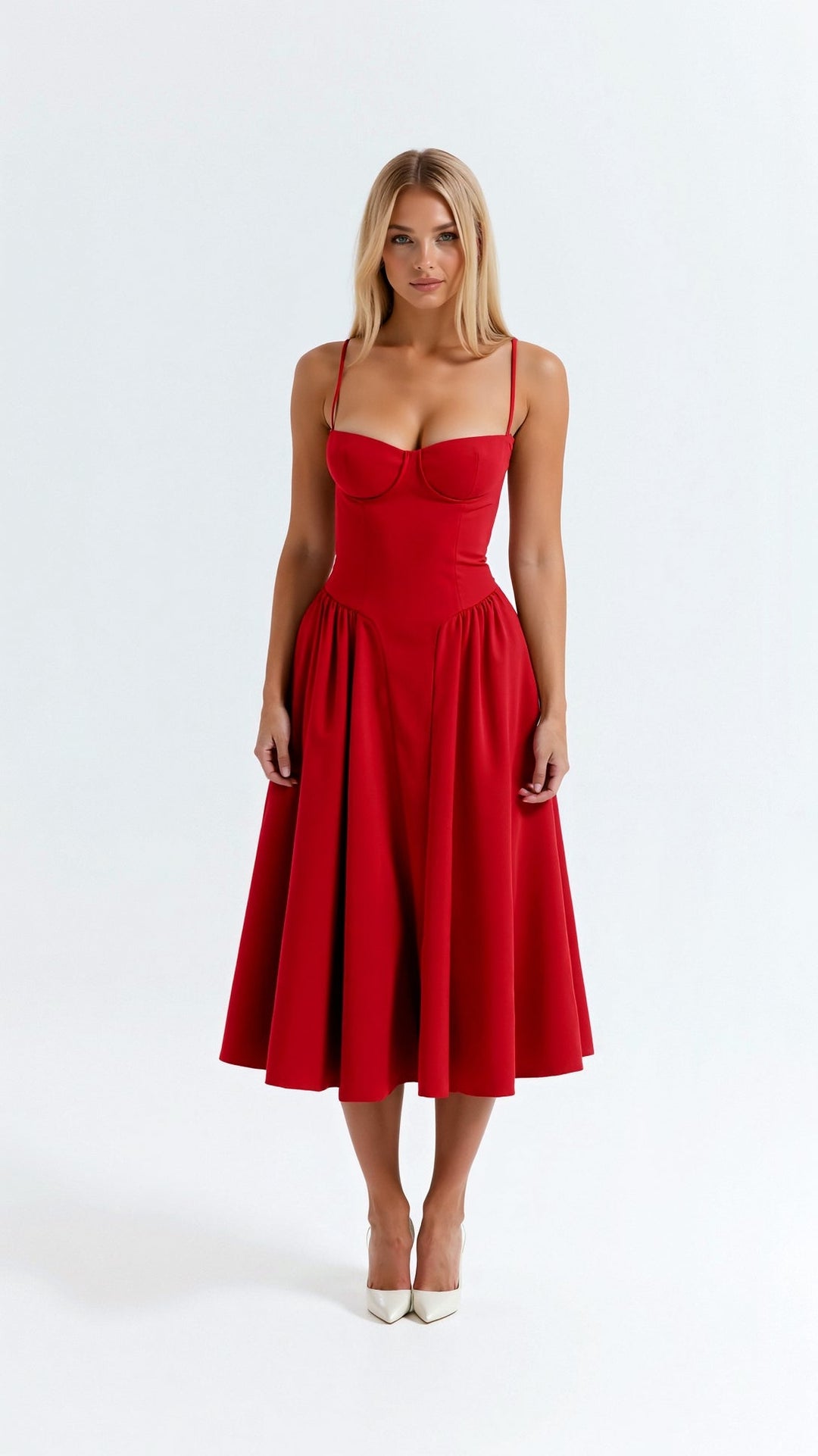 Robe Midi Imprimé Floral Clara