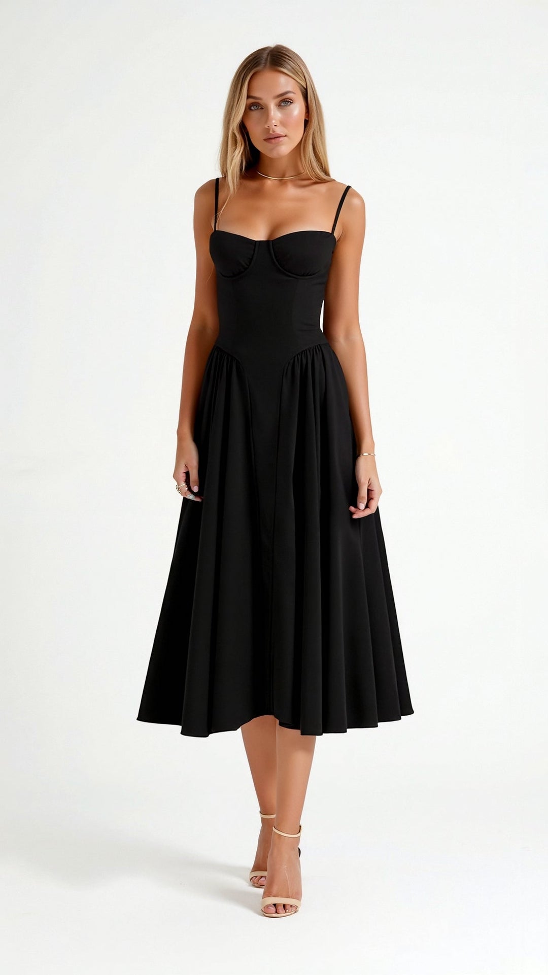 Robe Midi Imprimé Floral Clara