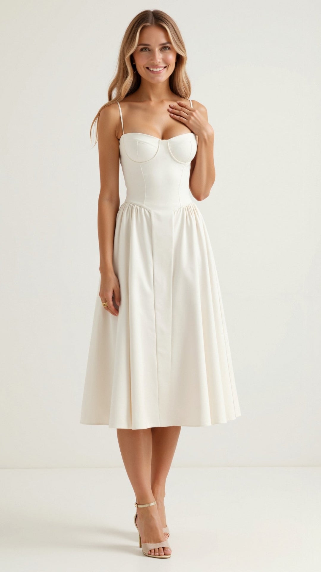 Robe Midi Imprimé Floral Clara
