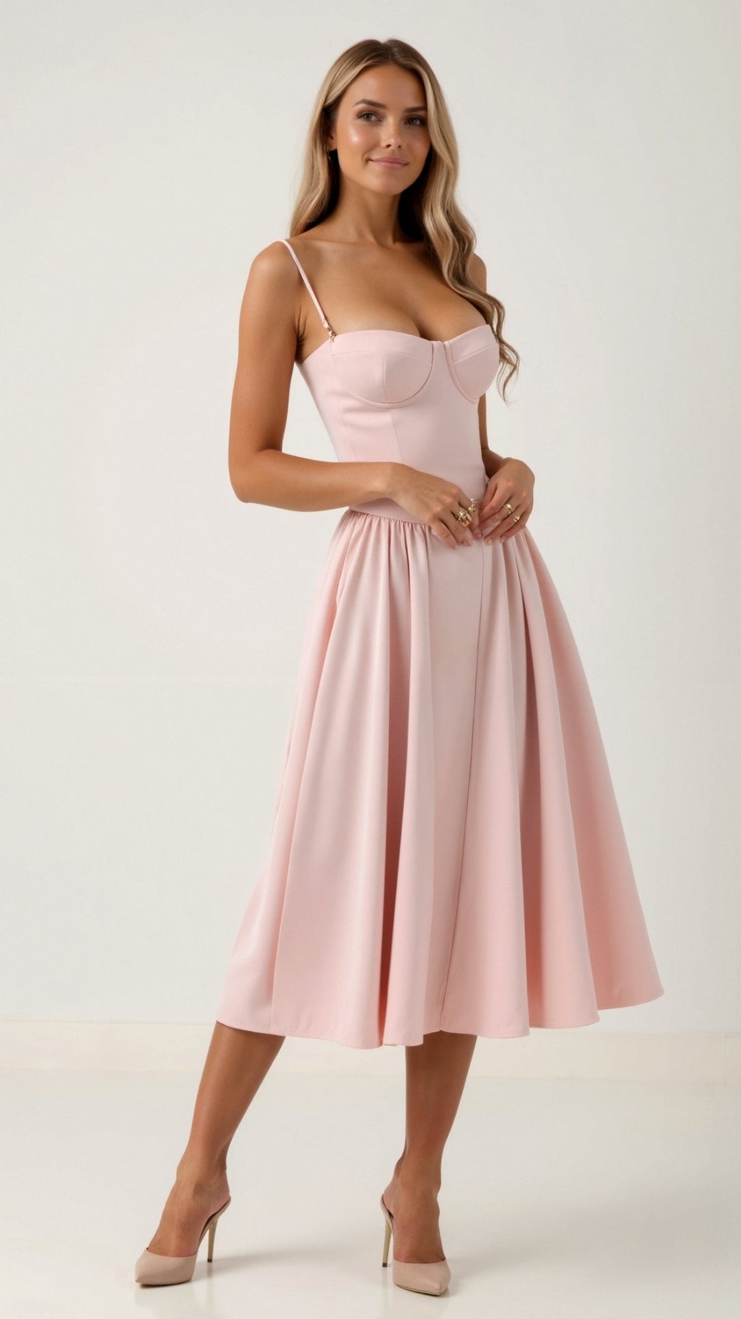 Robe Midi Imprimé Floral Clara