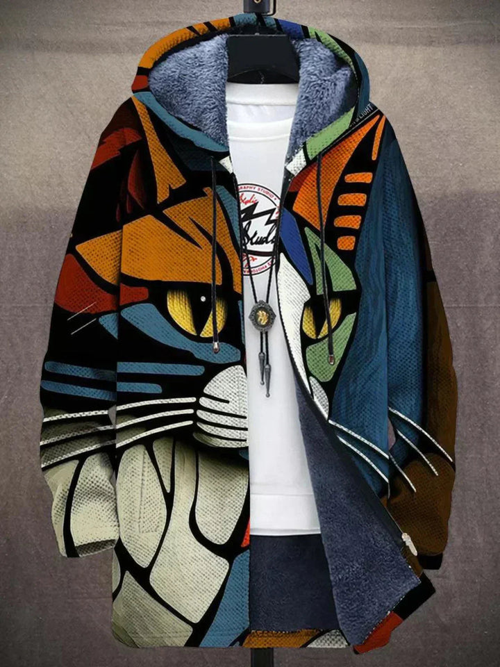 Viviana - Cardigan de Luxe Inspiré par l'Art