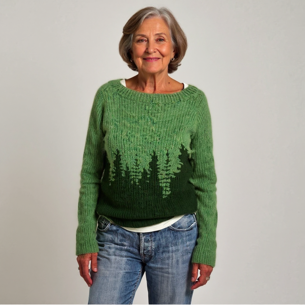 Diana | Pull en tricot islandais vintage