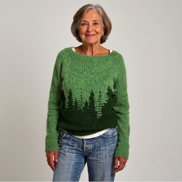 Diana | Pull en tricot islandais vintage