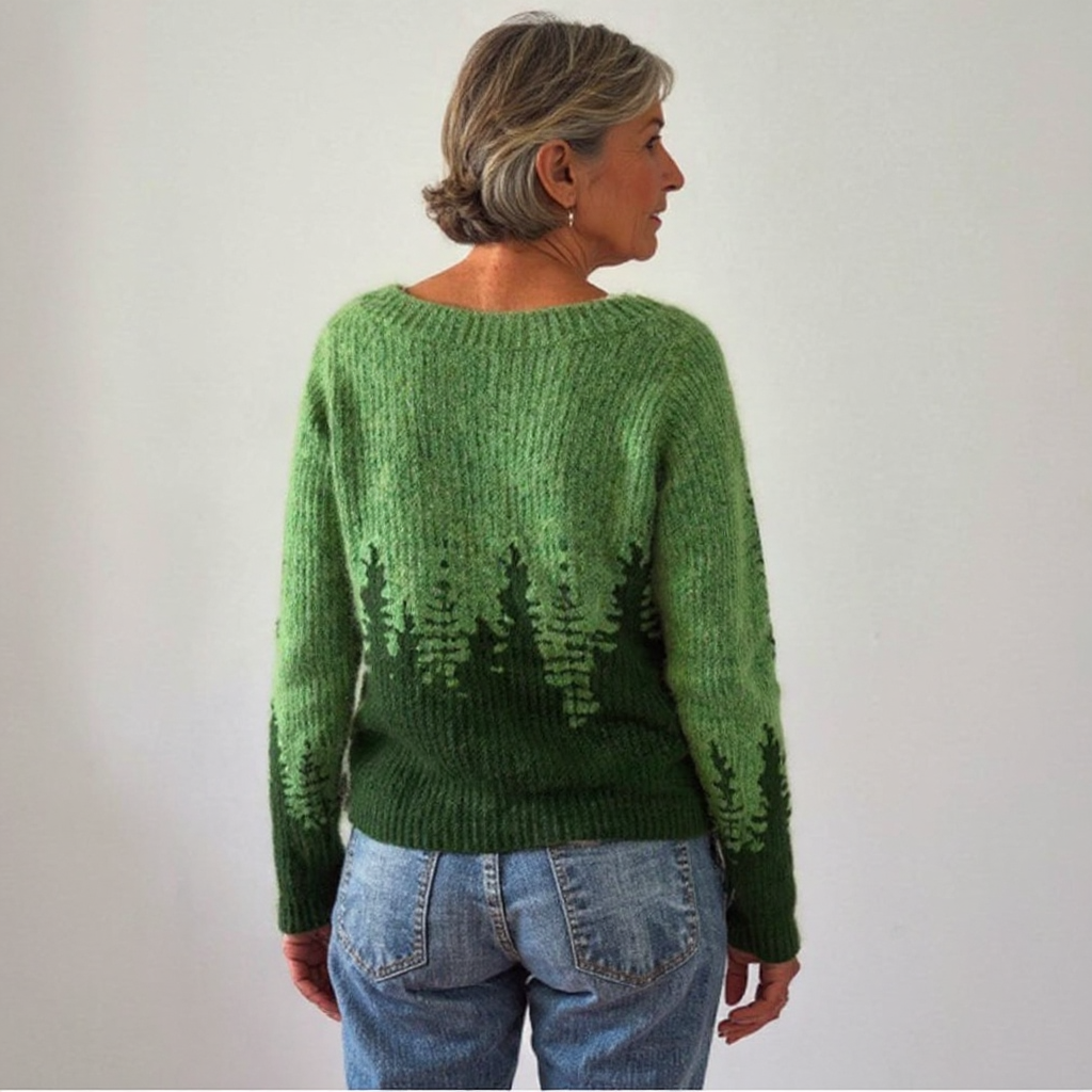 Diana | Pull en tricot islandais vintage