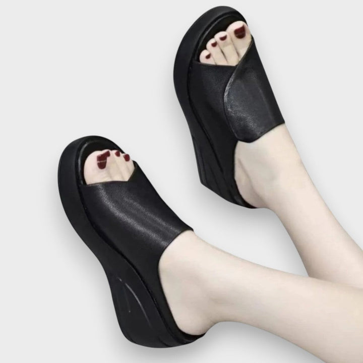 Elisa | Sandales à talon compensé orthopédiques