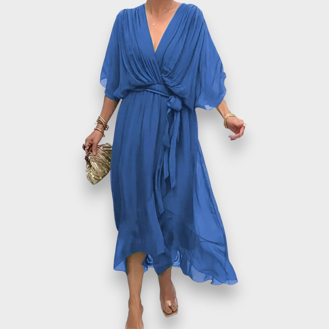 Monica | Robe avec décolleté en V