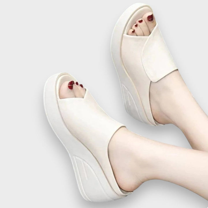 Elisa | Sandales à talon compensé orthopédiques