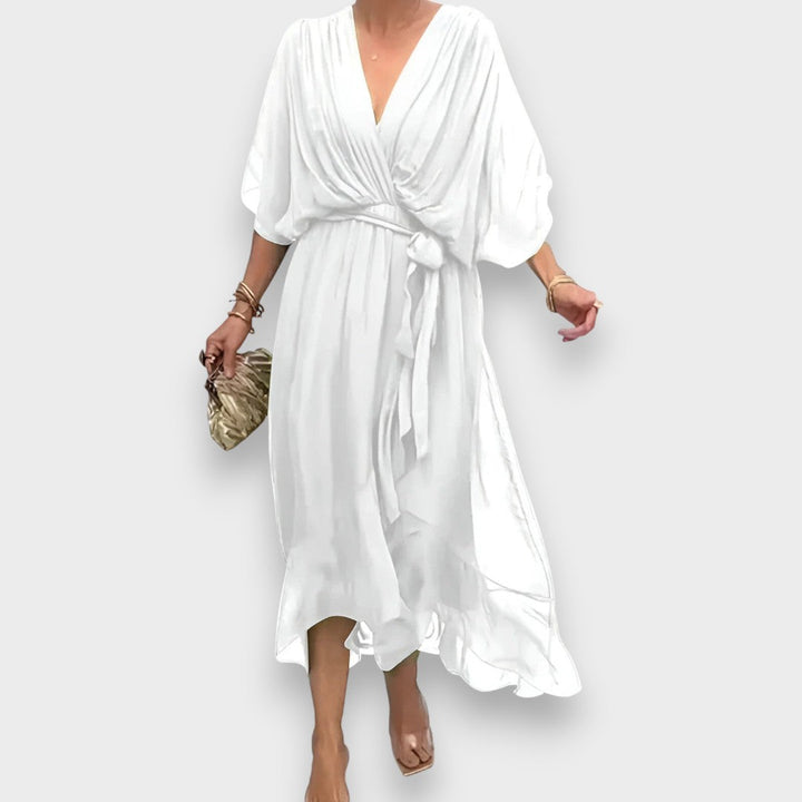 Monica | Robe avec décolleté en V