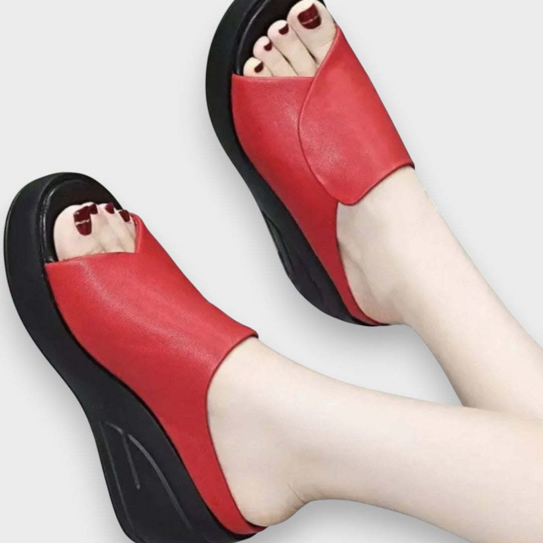 Elisa | Sandales à talon compensé orthopédiques