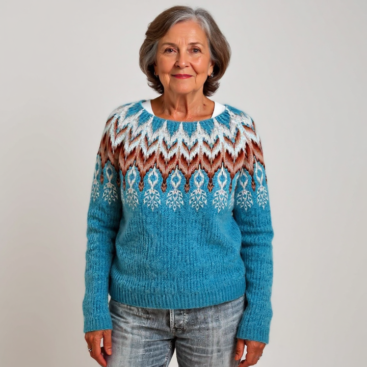 Elaine | Pull en Laine Islandais Vintage