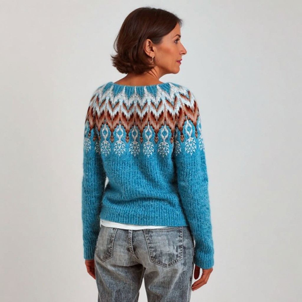 Elaine | Pull en Laine Islandais Vintage
