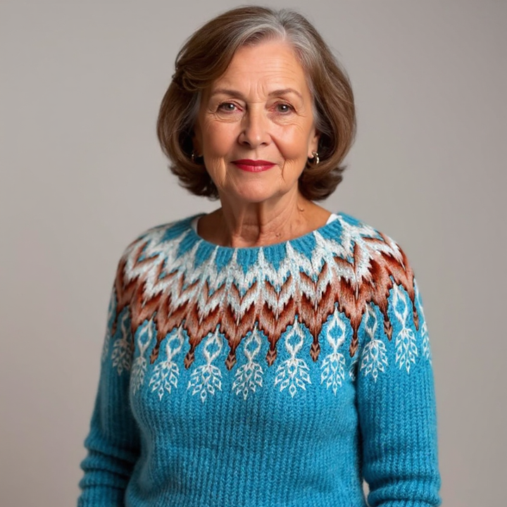 Elaine | Pull en Laine Islandais Vintage