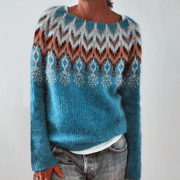 Elaine | Pull en Laine Islandais Vintage