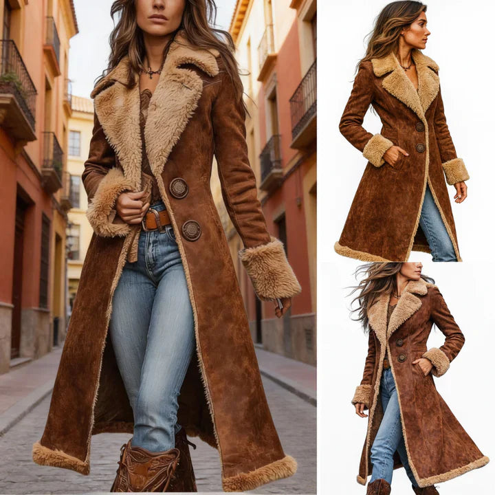 Olivia | Manteau d'hiver long et élégant