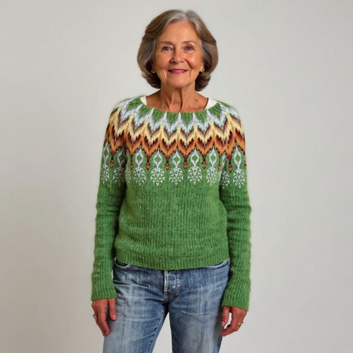 Emily | Pull Islandais Vintage