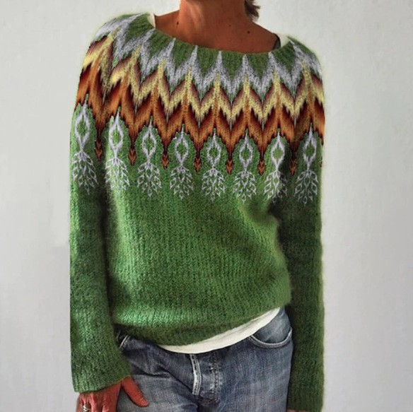 Emily | Pull Islandais Vintage