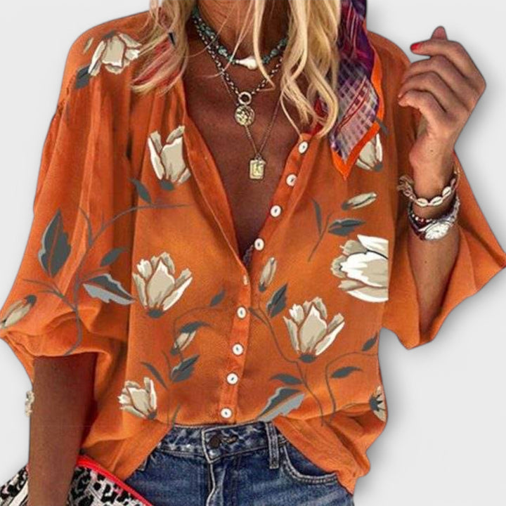 Madeleine – Blouse légère au design floral