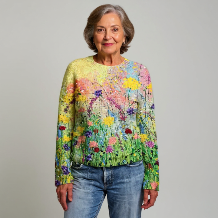 Grace | Pull en tricot islandais vintage