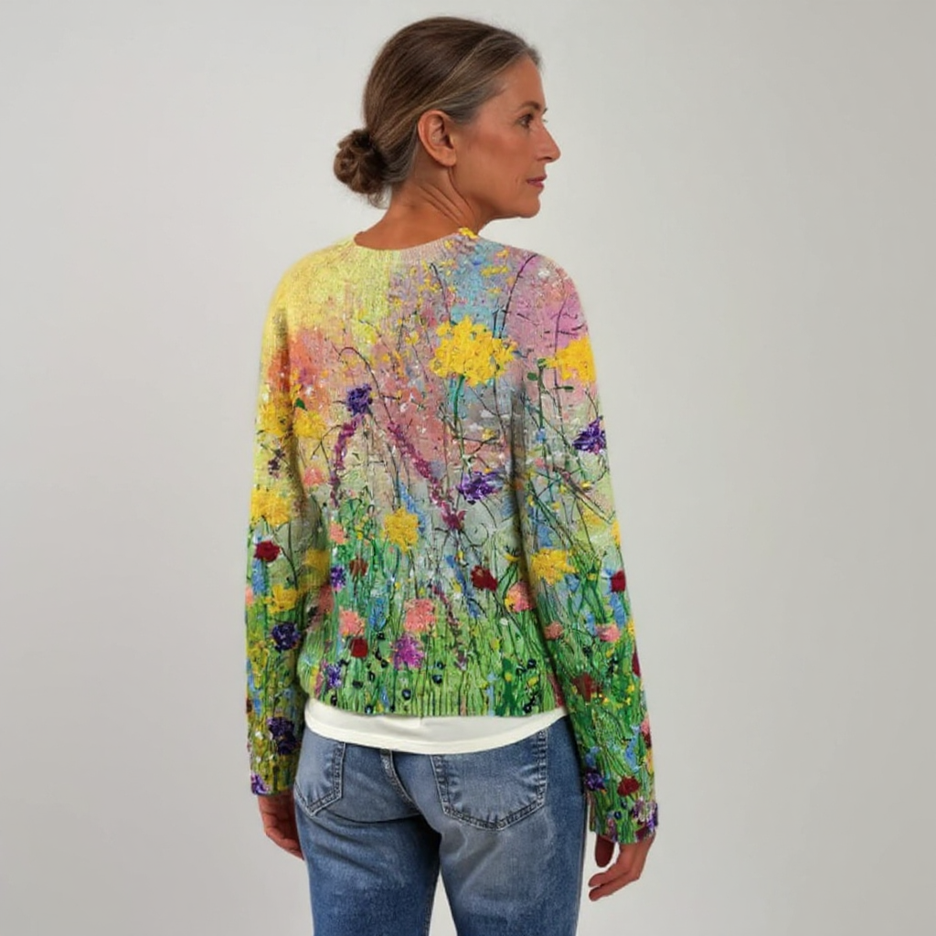 Grace | Pull en tricot islandais vintage