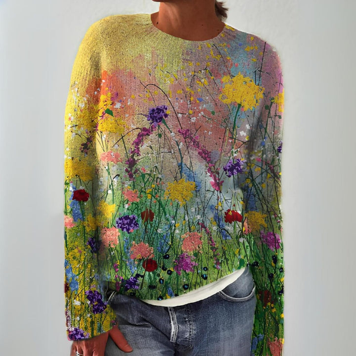 Grace | Pull en tricot islandais vintage