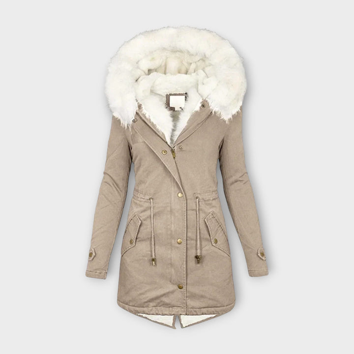 Ivara - Veste d'Hiver Imperméable avec Doublure en Fourrure Synthétique